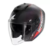 Shark Rs Jet Carbon Speed-tech Мотошлем Blue Red