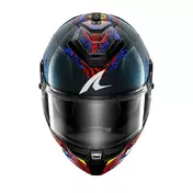 Shark Spartan Gt Pro Carbon Speed-vib Мотошлем Blue Red Синий