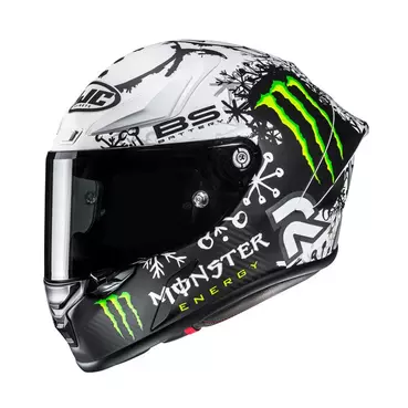 Hjc Rpha 1 V2 Carbon Snow Diablo Мотошлем Белый