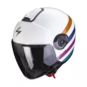 Scorpion Exo City 2 Bee Мотошлем White Green Gold Белый
