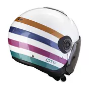 Scorpion Exo City 2 Bee Мотошлем White Green Gold Белый