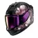 Shark D-skwal 3 Mayfer Mat Мотошлем Purple Gold Золотистый