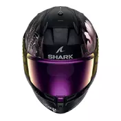 Shark D-skwal 3 Mayfer Mat Мотошлем Purple Gold Золотистый