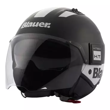 Blauer Bet Ht Мотошлем Black White Белый