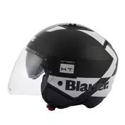 Blauer Bet Ht Мотошлем Black White Белый