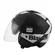 Blauer Bet Ht Мотошлем Black White Белый