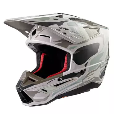 Alpinestars Sm5 2206 Mineral Мотошлем Celadon Серый