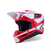 Alpinestars Sm3 Heat Мотошлем Red White Красный
