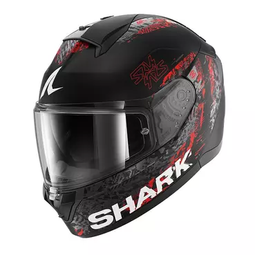 Shark Ridill 2 Speed-vib Mat Мотошлем Black Red Красный