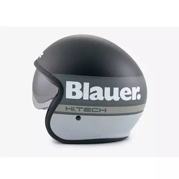 Blauer Pilot 4.0 Мотошлем Black White Matt Черный