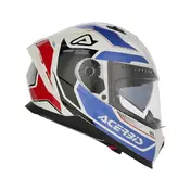 Acerbis X-way Graphic Мотошлем White Blue Белый
