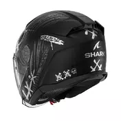 Shark Skwal Jet Shiever Mat Мотошлем Black Черный