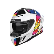 Airoh Spark 2 Lively Мотошлем Rainbow Glossy Белый
