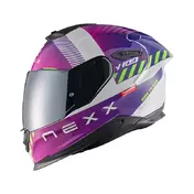 Nexx Y.100r Fade Мотошлем Purple White Белый