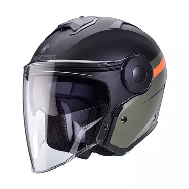 Caberg Soho Zephyr Мотошлем Black Green Orange Зеленый