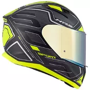 Givi 50.6 Sport Deep Мотошлем Titanium Yellow Серый