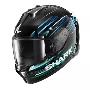 Shark Skwal I3 Light-blur Мотошлем Blue Green Синий