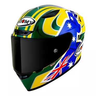 Suomy Track-1 Troy Bayliss Replica 2005 Мотошлем Желтый