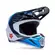 Fox V3 Fade Мотошлем White Blue Синий