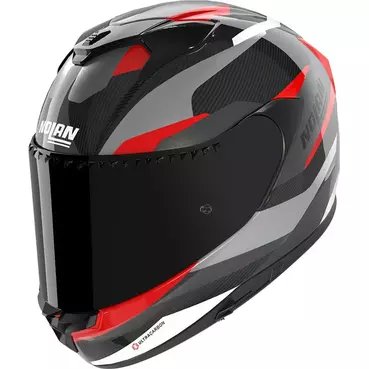 Nolan X-904 Ultra Carbon Calibro Мотошлем Red Black Красный