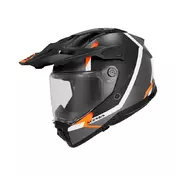 Acerbis Attack Мотошлем Black Orange Fluo Matt Оранжевый