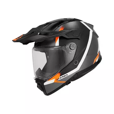 Acerbis Attack Мотошлем Black Orange Fluo Matt Оранжевый