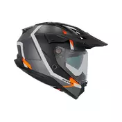 Acerbis Attack Мотошлем Black Orange Fluo Matt Оранжевый
