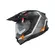 Acerbis Attack Мотошлем Black Orange Fluo Matt Оранжевый