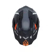 Acerbis Attack Мотошлем Black Orange Fluo Matt Оранжевый