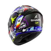 Shark Spartan Rs Carbon Streetrush Мотошлем Blue Синий