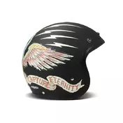 Dmd Jet Retro Eagle Мотошлем Черный
