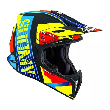 Suomy X-wing Amped Мотошлем Black Light Blue Синий