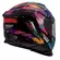 Ls2 Ff818 Storm 3 Kaos Мотошлем Purple Blue Фиолетовый
