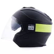 Blauer Hacker Мотошлем Black Yellow Черный