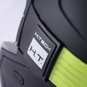 Blauer Hacker Мотошлем Black Yellow Черный