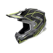 Acerbis Linear 2206 Мотошлем Black Yellow Fluo Черный