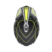 Acerbis Linear 2206 Мотошлем Black Yellow Fluo Черный
