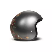 Dmd Jet Retro Skull Мотошлем Черный