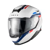 Nexx X.tr Quanta Мотошлем White Blue Белый