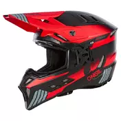 O Neal Ex-srs Hitch Мотошлем Grey Red Красный