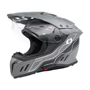 O Neal Sierra Rs Echo Мотошлем Black Grey Серый
