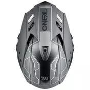 O Neal Sierra Rs Echo Мотошлем Black Grey Серый