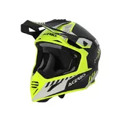 Acerbis X-track Mips 2206 Мотошлем Yellow Black Желтый