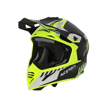 Acerbis X-track Mips 2206 Мотошлем Yellow Black Желтый