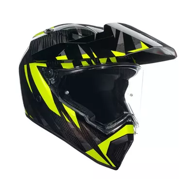 Agv Ax9 E2206 Carbon Steppa Мотошлем Yellow Желтый