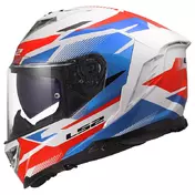 Ls2 Ff818 Storm 3 Komai Мотошлем Blue Red Matt Синий