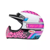 Bell Moto-3 Ece6 Deathspray Мотошлем Pink Purple Розовый