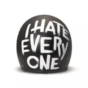 Dmd Jet Retro I Hate Everyone Мотошлем Matt Черный