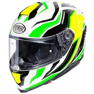 Premier Hyper Rw 6 Мотошлем Green Yellow Зеленый