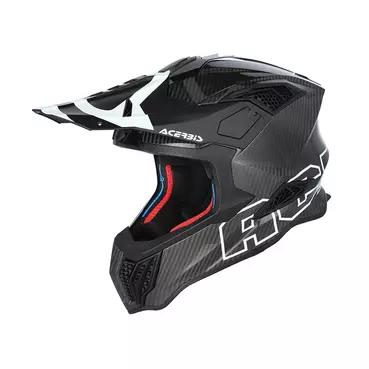 Acerbis Airstrike-c Мотошлем Black White Черный